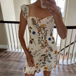Reformation Binx Wildflower Mini Dress Sz 2